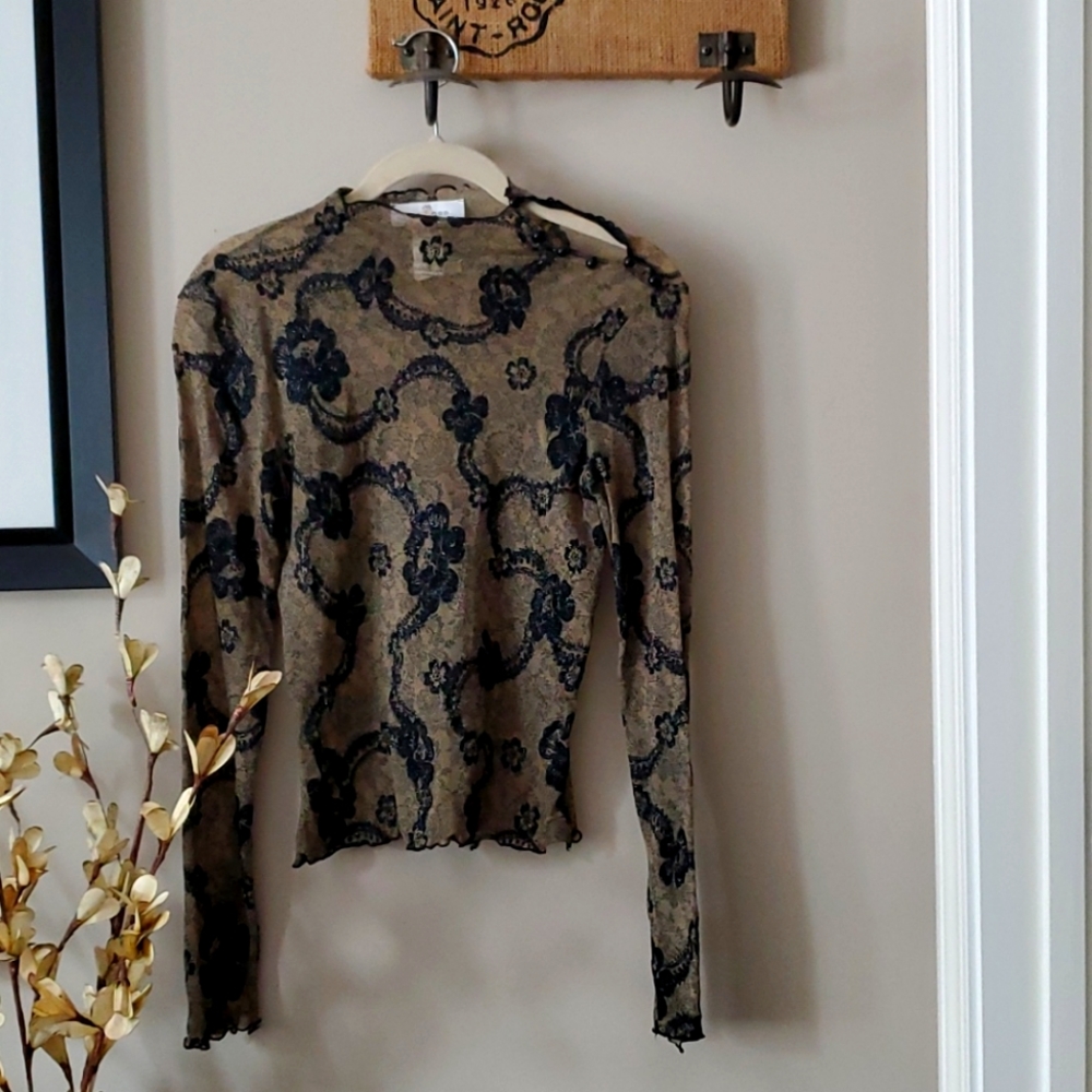 Made in France Elegant Long Sleeves Blouse